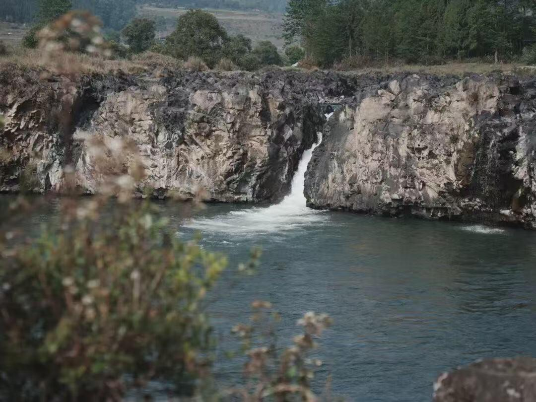 Volcanic landscape and water scenery in Tengchong